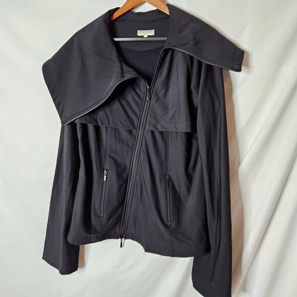 Anatomie Lugano Black‎ Asymmetrical Jacket sz Large - Picture 1 of 9